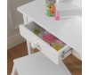  KidKraft        (White Medium Vanity & Stool) - KidKraft        (White Medium Vanity & Stool)