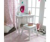  KidKraft        (White Medium Vanity & Stool) - KidKraft        (White Medium Vanity & Stool)