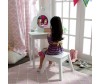  KidKraft        (White Medium Vanity & Stool) - KidKraft        (White Medium Vanity & Stool)