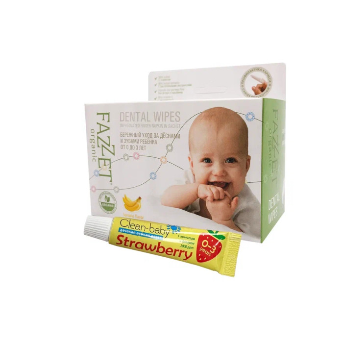  Fazzet     Organic Dental Wipes 28 . +   