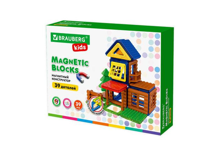  Brauberg  Magnetic Build Blocks-39   (39 )