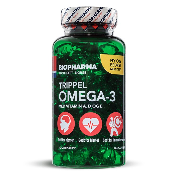  Biopharma   Trippel Omega-3 144 