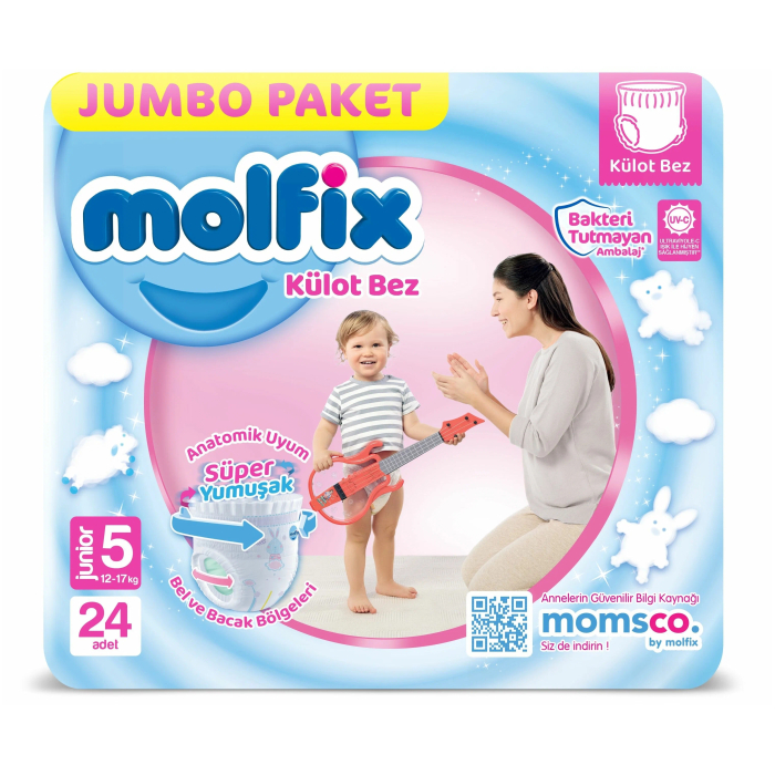  Molfix - Pants Junior .5 (12-17 ) 24 .