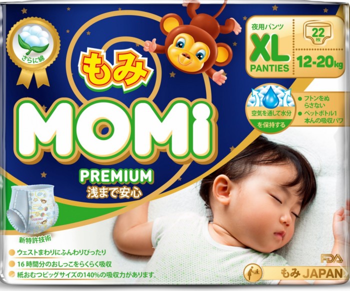  Momi Premium Night - XL (12-20 ) 22 .