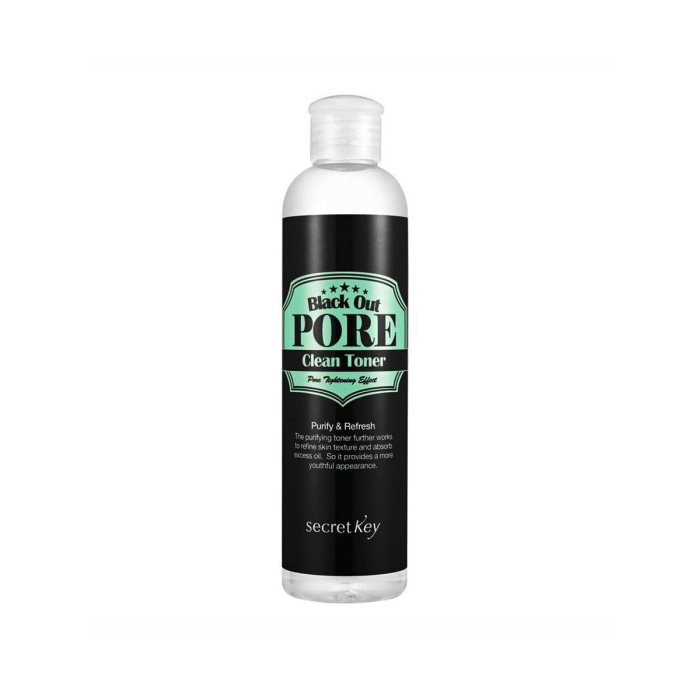  Secret Key       Black Out Pore Clean Toner 250 