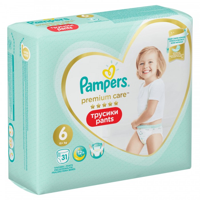  Pampers - Premium Care Extra Large .6 (15+ ) 31 .