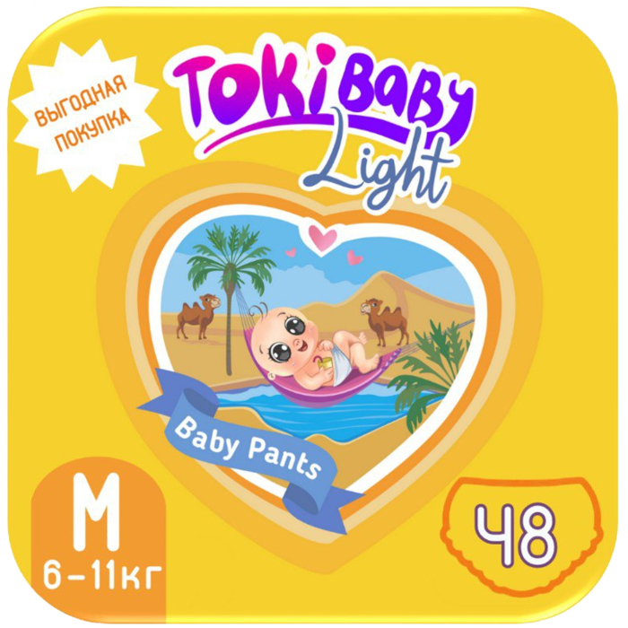  Tokibaby - Light M (6-11 ) 48 .