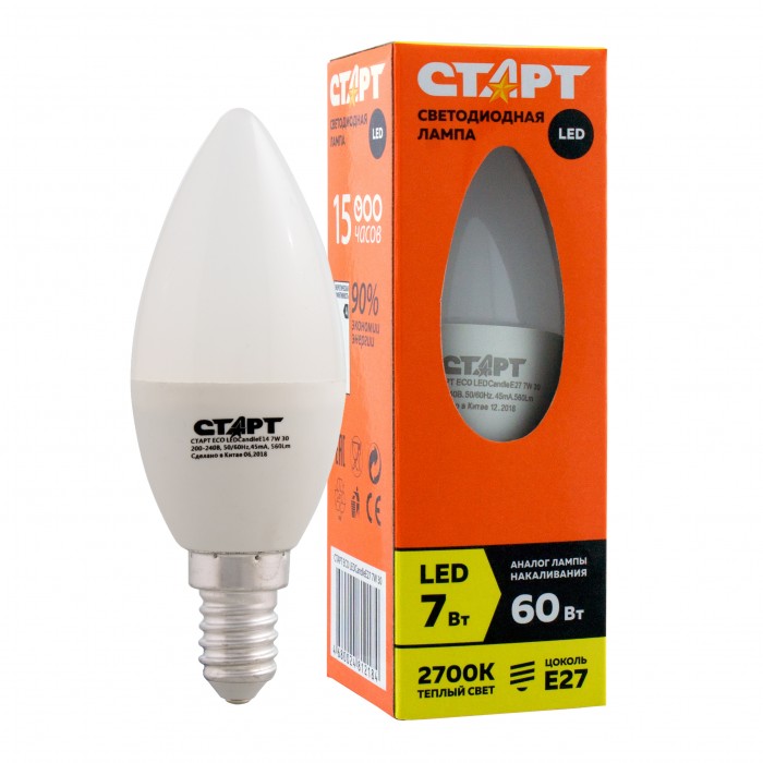    ECO LED Candle E14 7W 30 10 .