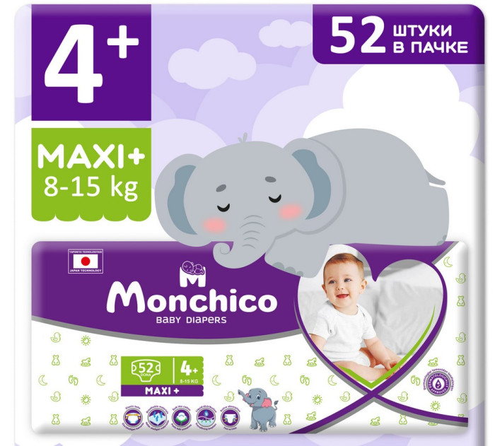  Monchico  Jumbo Maxi+ .4+ (8-15 ) 52 .