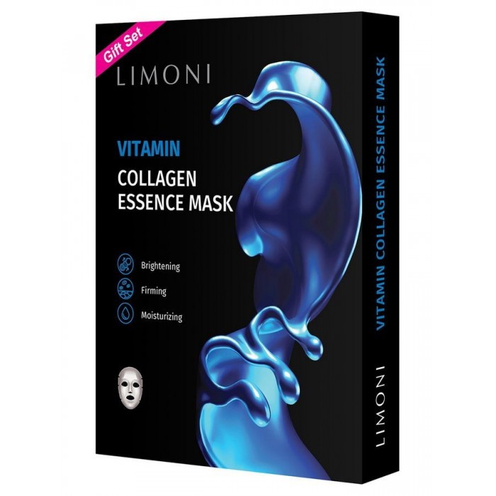  Limoni       Vitamin Collagen Essence Mask Set 6 .