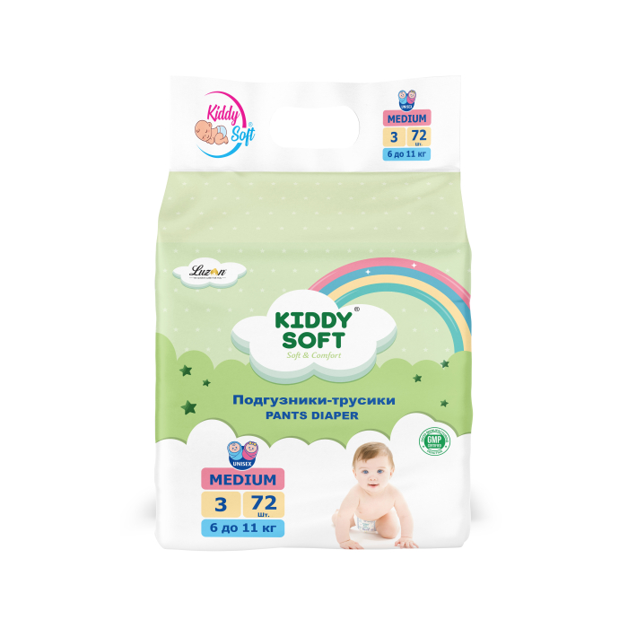  Kiddy Soft    Kiddy Soft Comfort  3 M (6-11 ), 72 