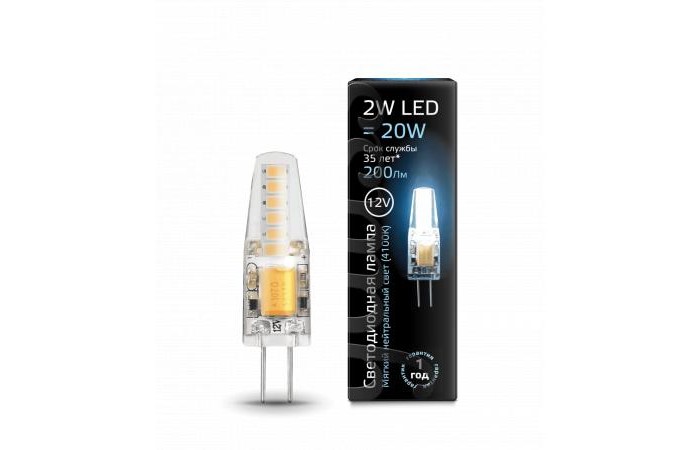  Gauss  LED G4 12V 2W 200lm 4100K