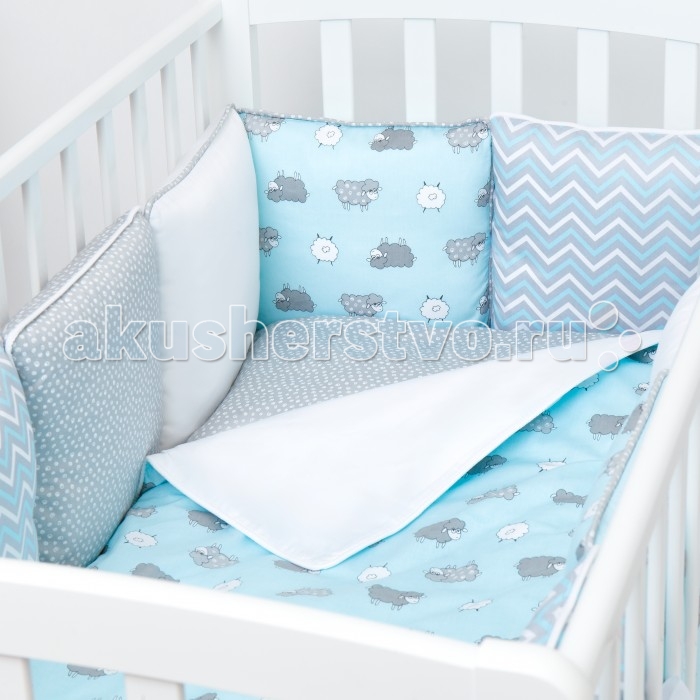    Fluffymoon 2  Happy Sheep Blue - (4 )