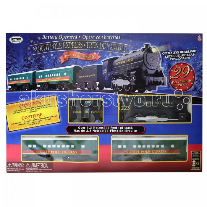  Eztec   North Pole Express Trein Set (29 )