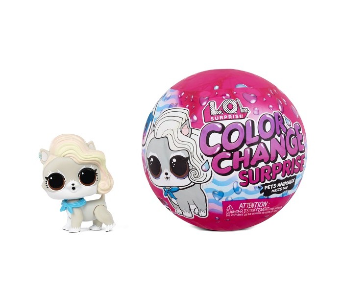  L.O.L. LIL Outrageous Surprise  Color Change Pets Asst in PDQ