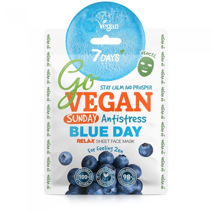  7Days Go Vegan  relax    Sunday Blue Day    25 