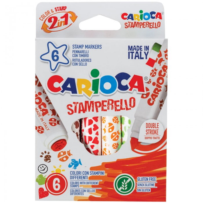  Carioca   Stamp Markers 6 