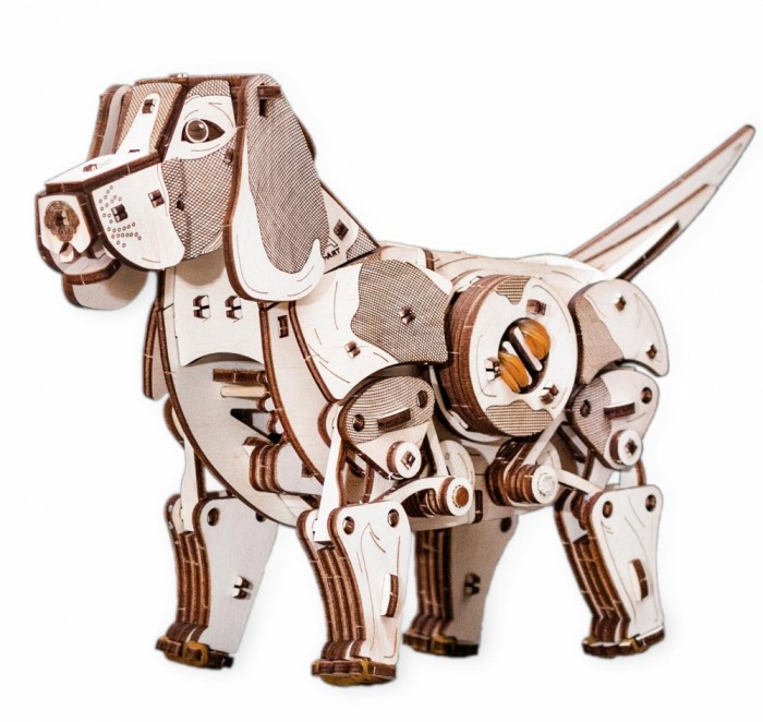  Eco Wood Art   3D   Puppy