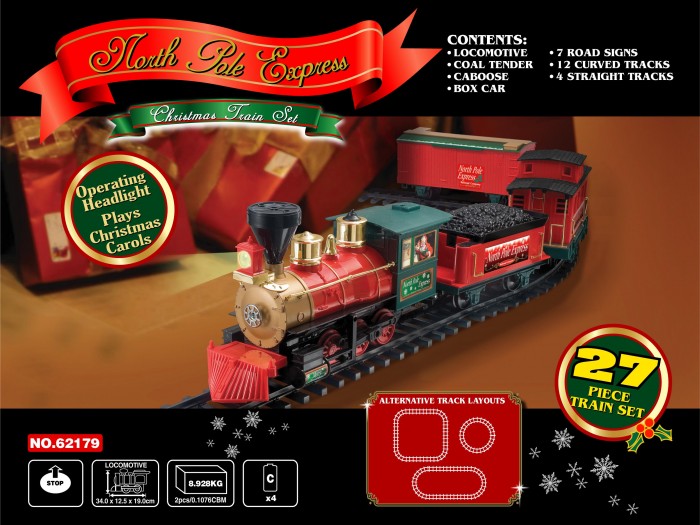  Eztec   North Pole Express Train Set 27 