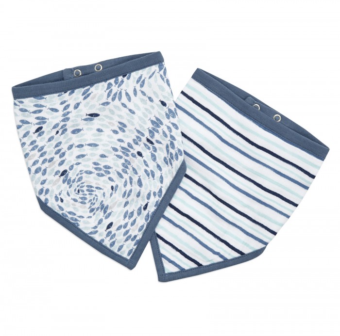  Aden&Anais bandana bib Seashore 2 .