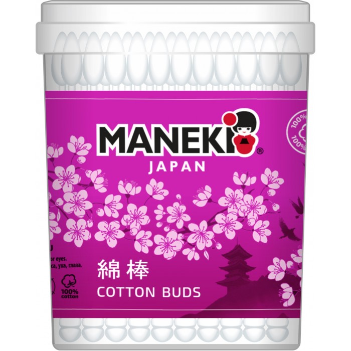  Maneki    cotton buds   100 .