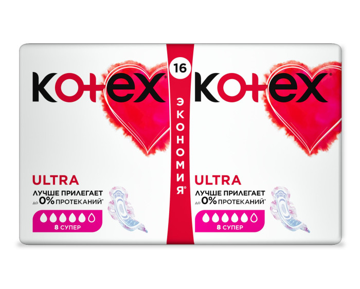  Kotex   Ultra Super 16 .