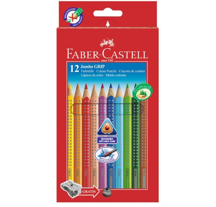  Faber-Castell   Jumbo Grip   12 .