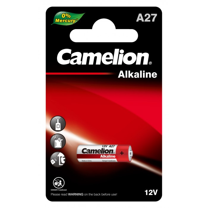  Camelion  LR27A BL-1 Mercury Free