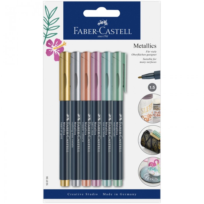  Faber-Castell     Metallics 6 