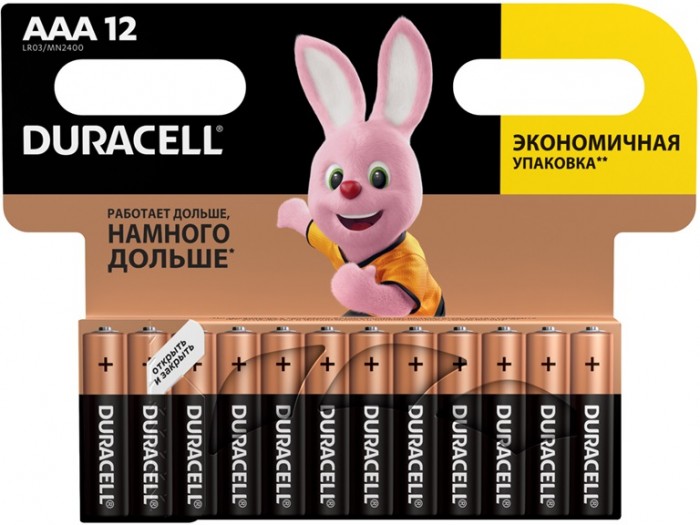  Duracell   Basic AAA (LR03) 12 .