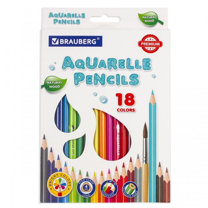  Brauberg    Premium Aquarelle 18 