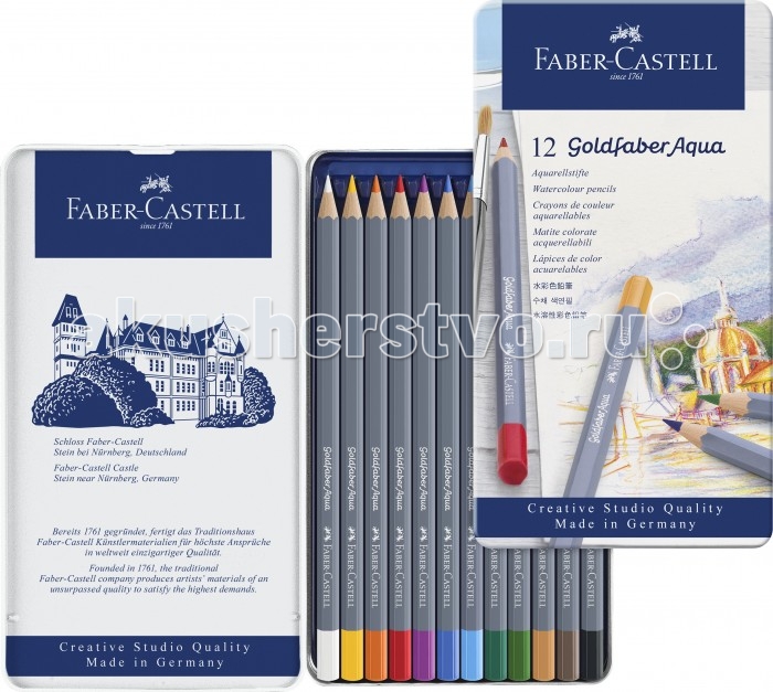  Faber-Castell   Goldfaber Aqua    12 .