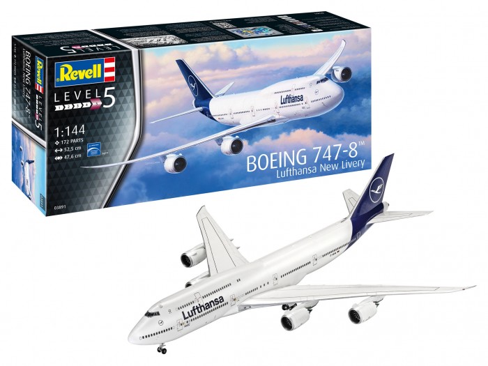  Revell  Boeing 747-8 Lufthansa New Livery