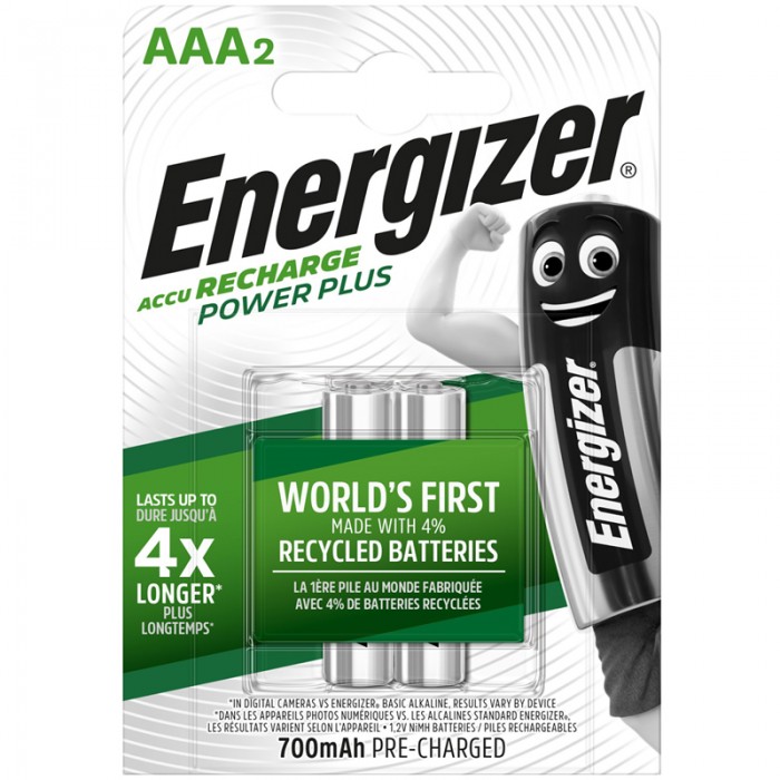  Energizer  Power Plus AAA (HR03) 700mAh 2B