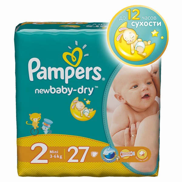  Pampers  Baby Newborn .2 (3-6 ) 27 .