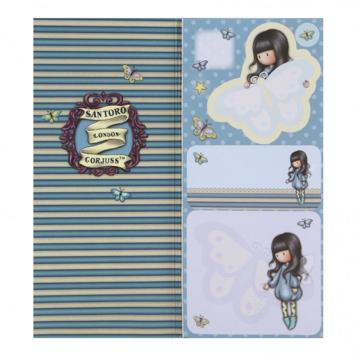  Santoro London   Gorjuss Label Folder Bubble Fairy