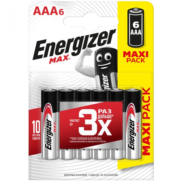  Energizer  Max AAA (LR03)  6BL