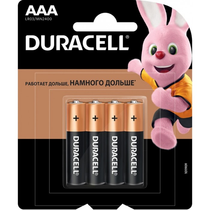  Duracell   Basic AAA (LR03) 4 .