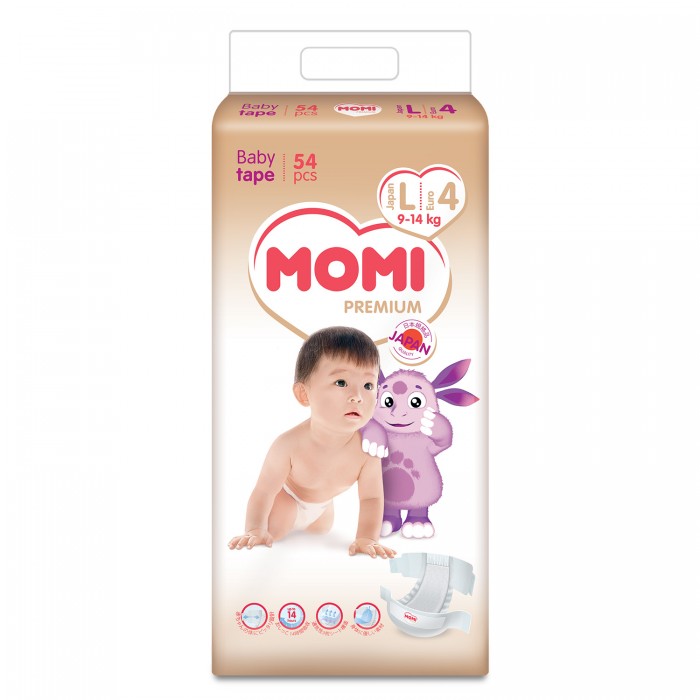  Momi Premium  L (9-14 ) 54 