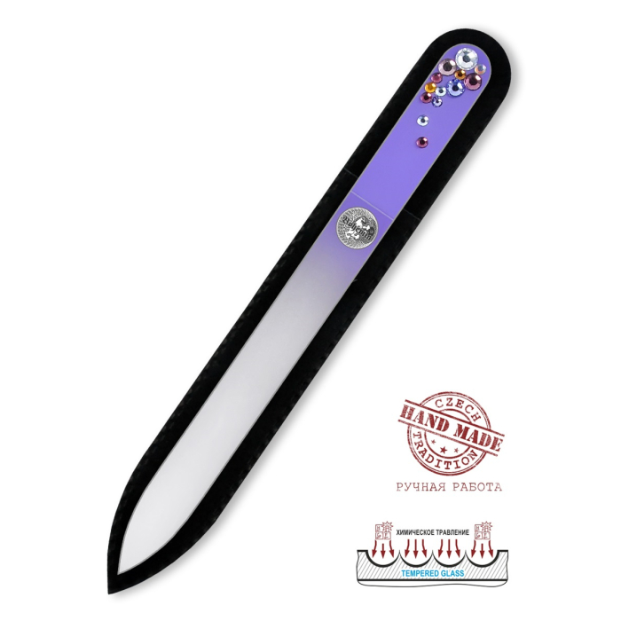  Bohemia Czech Glass Nail Files        Preciosa 135 