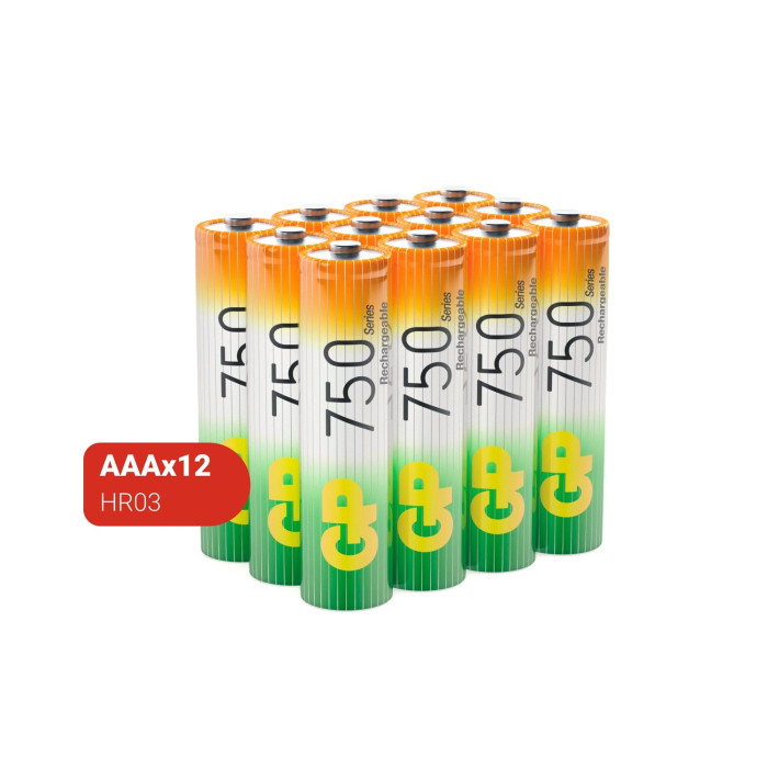  GP Batteries  75AAAHC-B  12 .