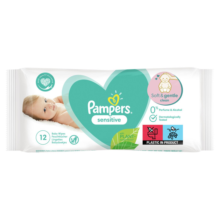  Pampers     Sensitive 12 .