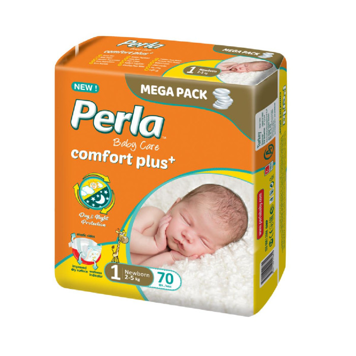  Perla Baby  Comfort Plus Mega Newborn (2-5 ) 70 .