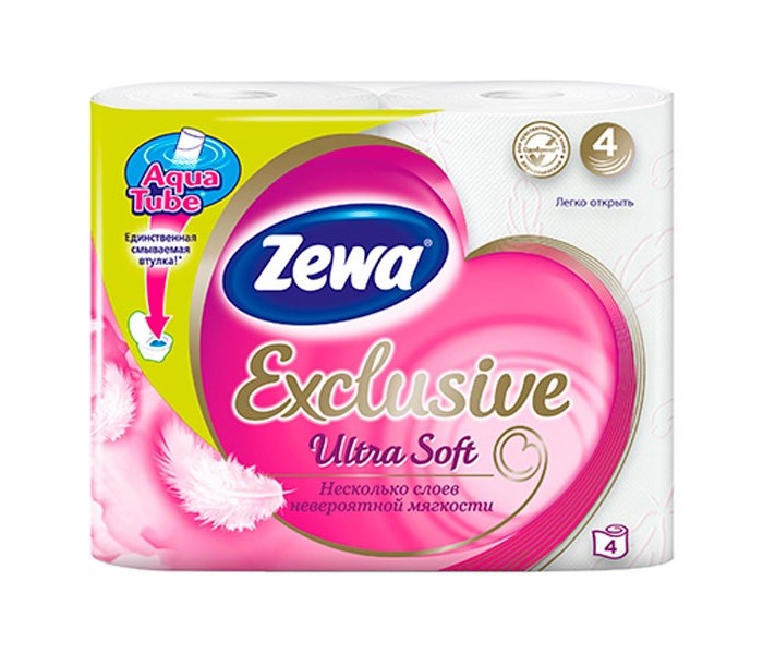  Zewa    Exclusive Ultra Soft 4-  4 .