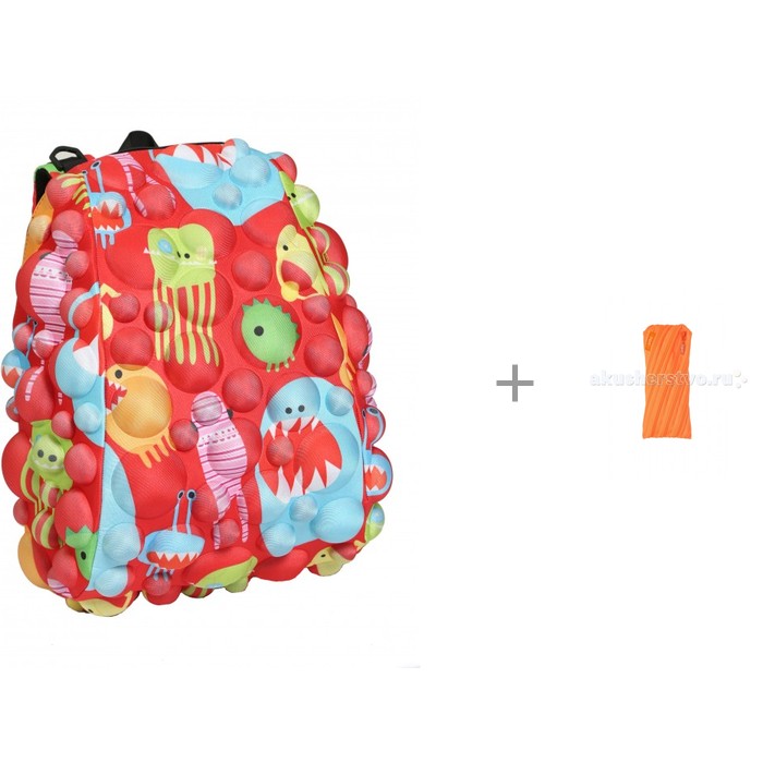  MadPax  Bubble Half Monsters Under the Red 36   - Zipit Neon Pouch