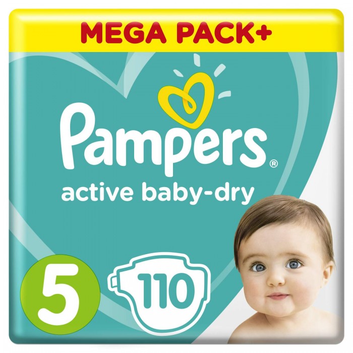  Pampers  Active Baby-Dry Junior 5 . (11-16 ) 110 .