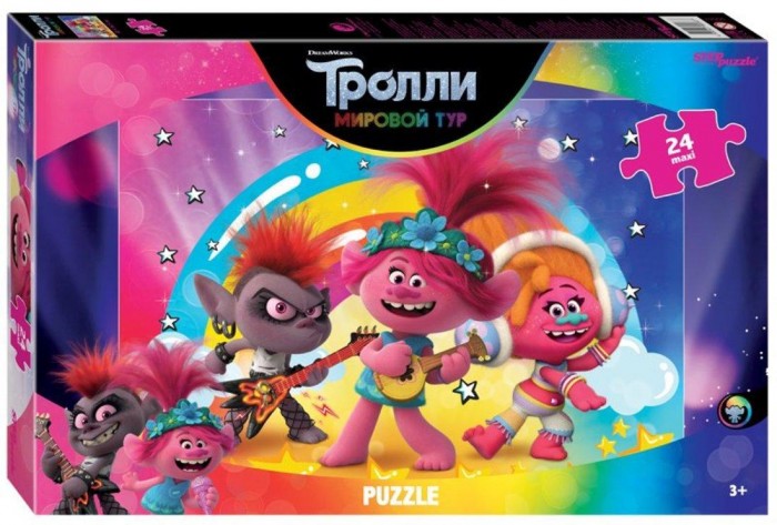  Step Puzzle  maxi Trolls 2 Pop Life (24 )