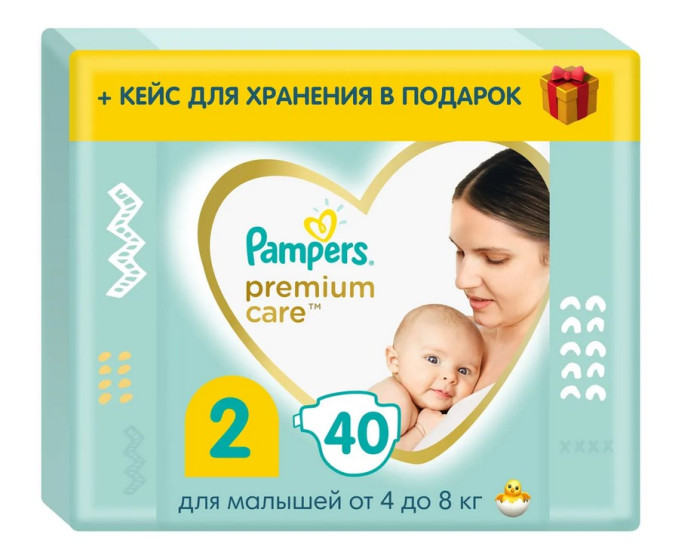  Pampers  Premium Care 2 (4-8 ) 20 + 20  +   