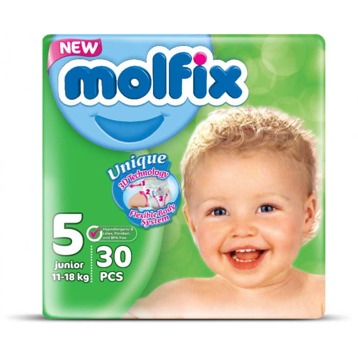  Molfix  3D Junior  5 (11-18 ) 30 .