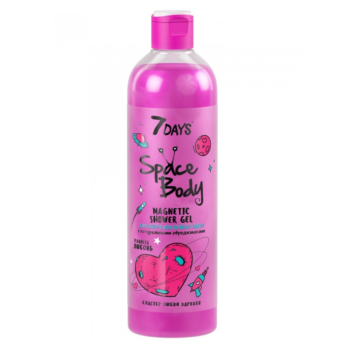  7Days    space body magnetic shower gel    400 